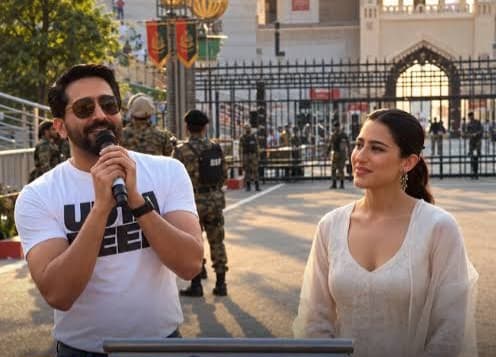 Pakistani Coke Studio Music Plays at Wagah Border as Ayushmann Khurrana and Sara Ali Khan Promote ‘Udta Teer’